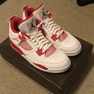 Jordan 4 Retro White/Gym Red